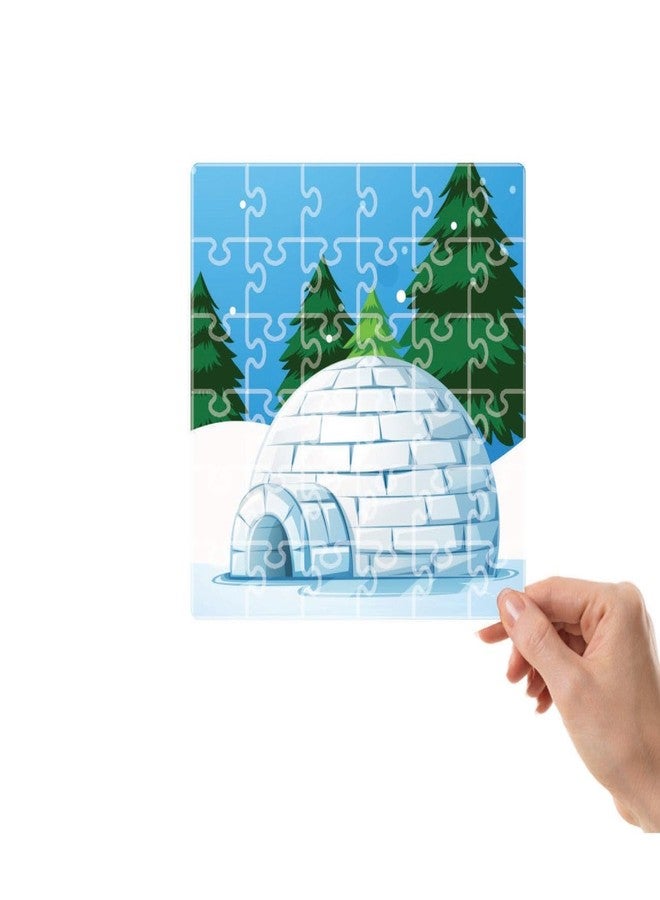 Mittimate Igloo House Jigsaw Puzzle Game for Kids Age 4 to 6 Old I 36 Pieces Puzzle Toy I Birthday Gift for Children - Image 1
